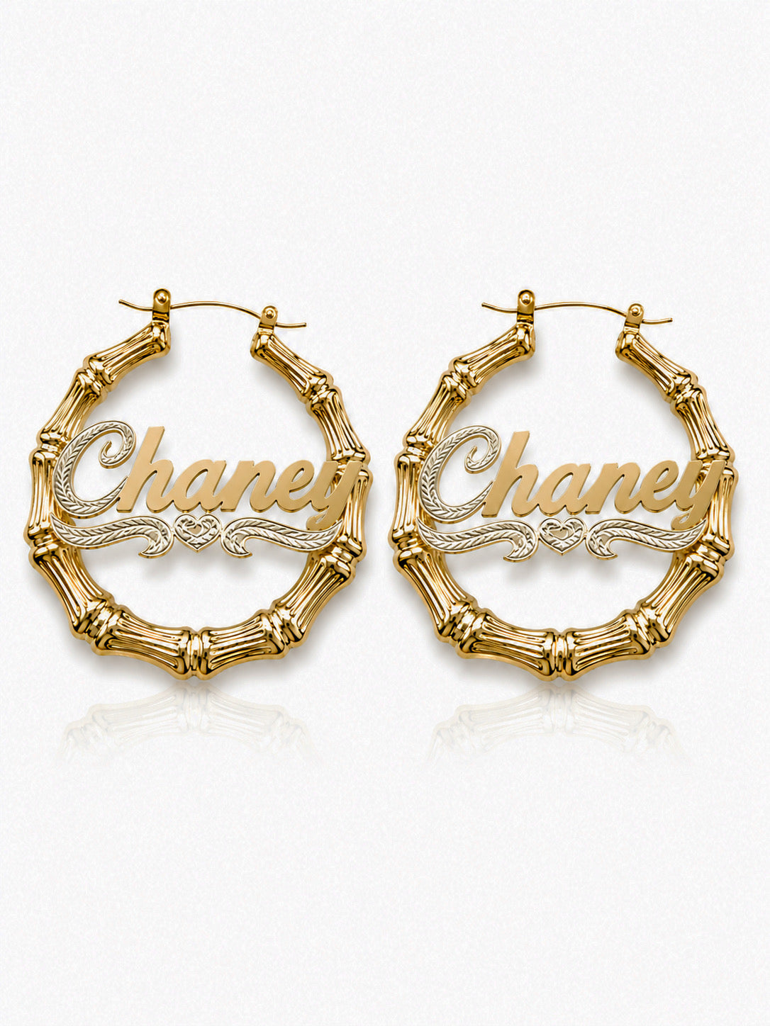 Bamboo Name Earrings