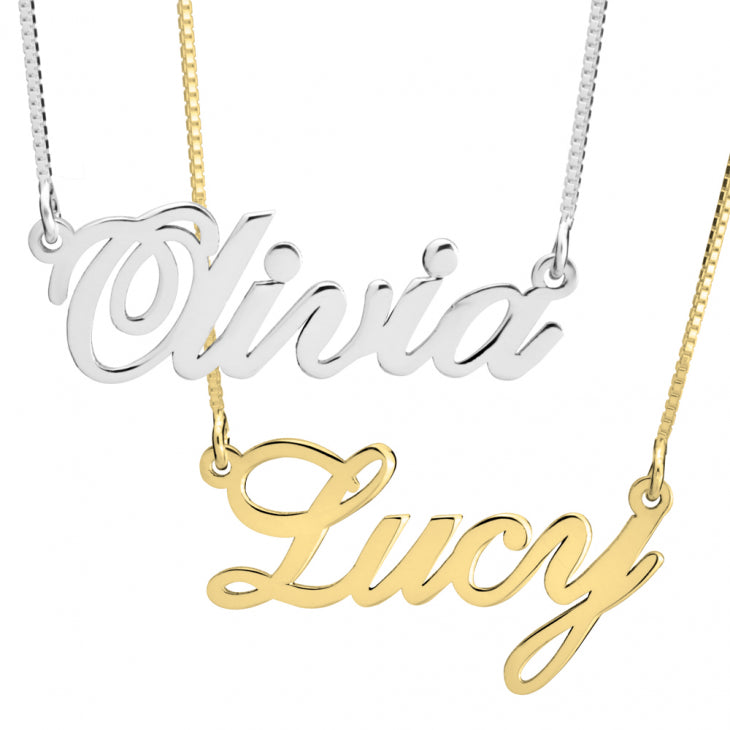 Script Name Necklace