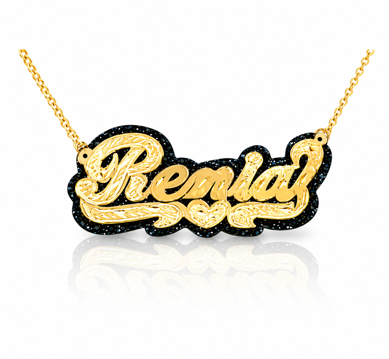 Glitter Name Necklace