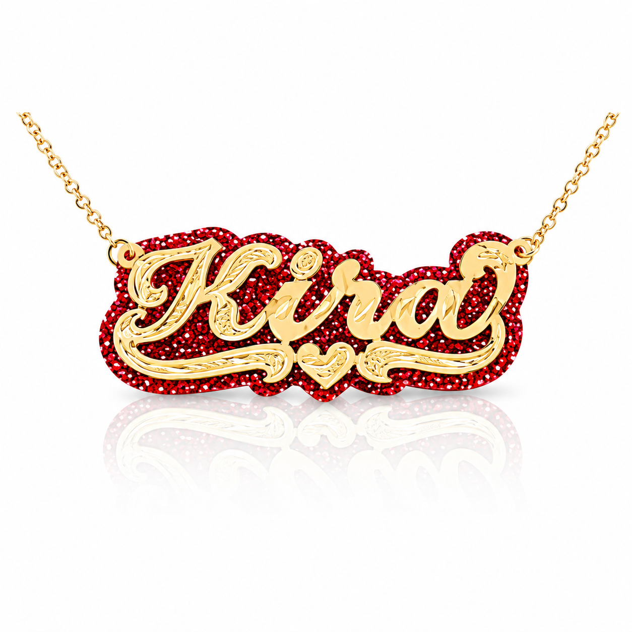 Glitter Name Necklace