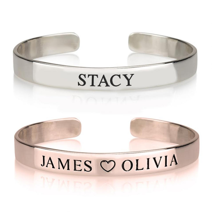 Engraved Name Bangle