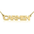 Block Letter Necklace