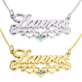 Birthstone Heart Necklace