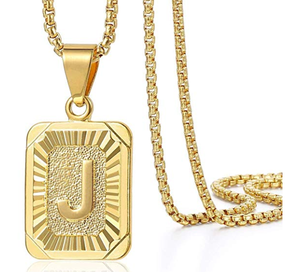 Initial Tag Necklace