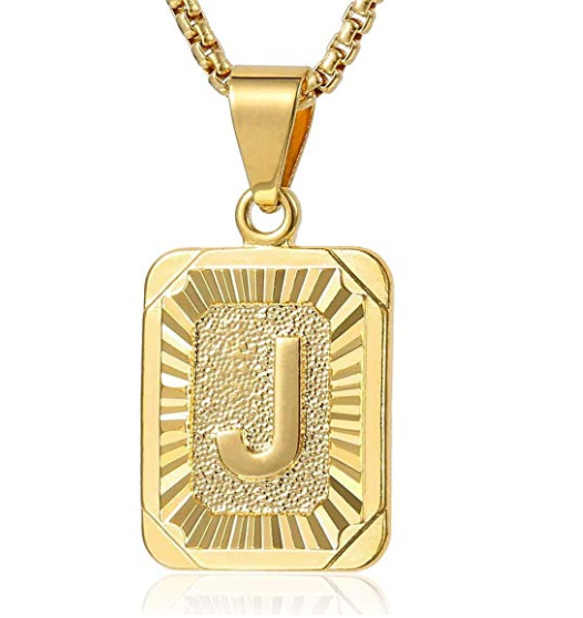 Initial Tag Necklace