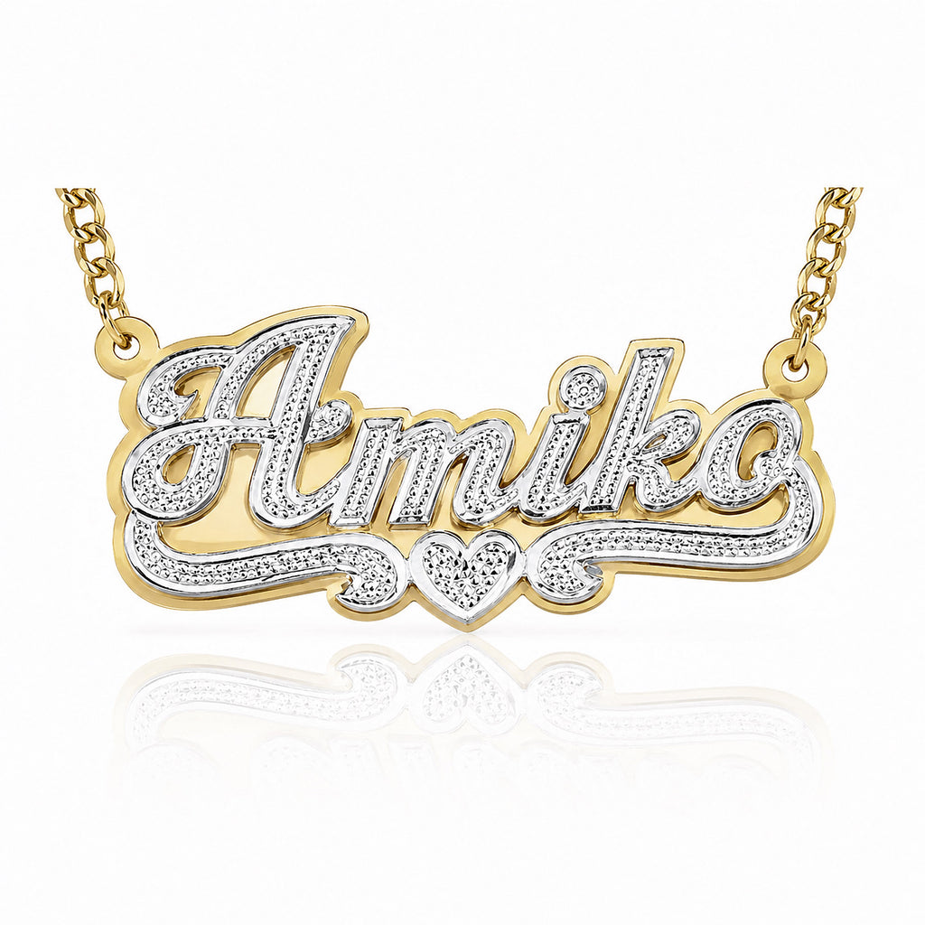 Silhouette Name Necklace
