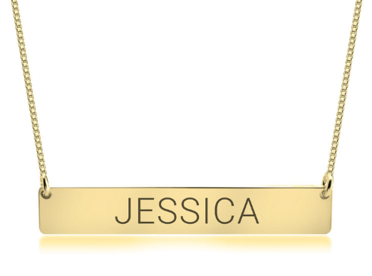 Horizontal Bar Necklace