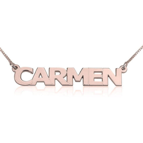 Block Letter Necklace