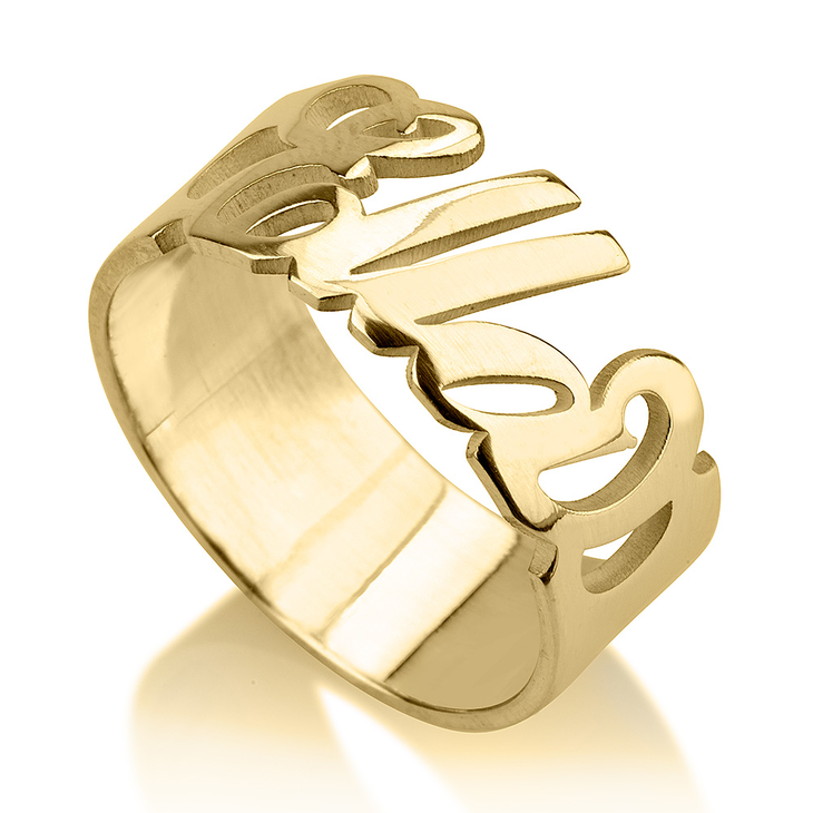 Classic Name Ring