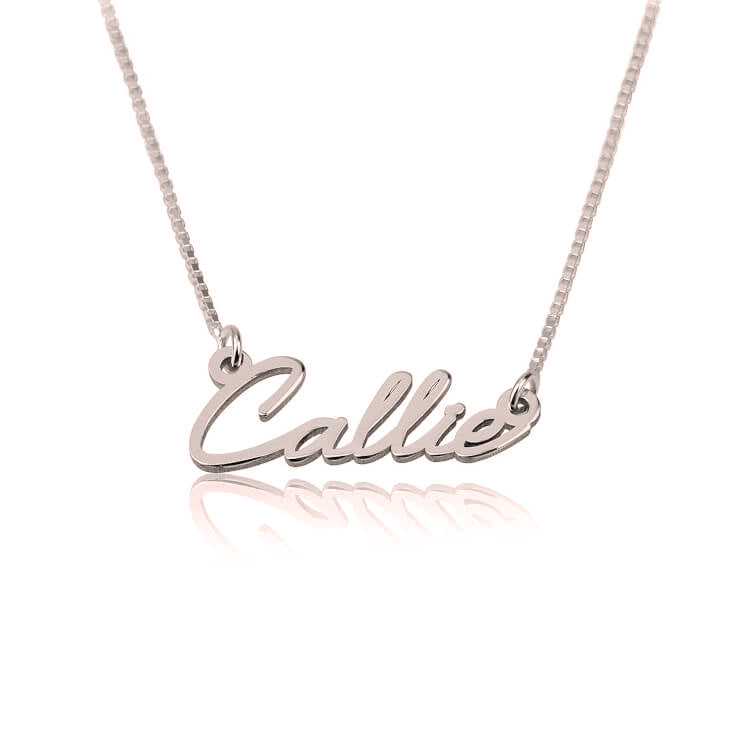 Small Cursive Necklace