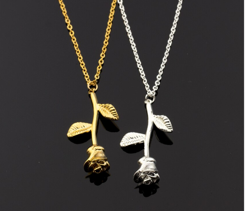 One Rose Necklace