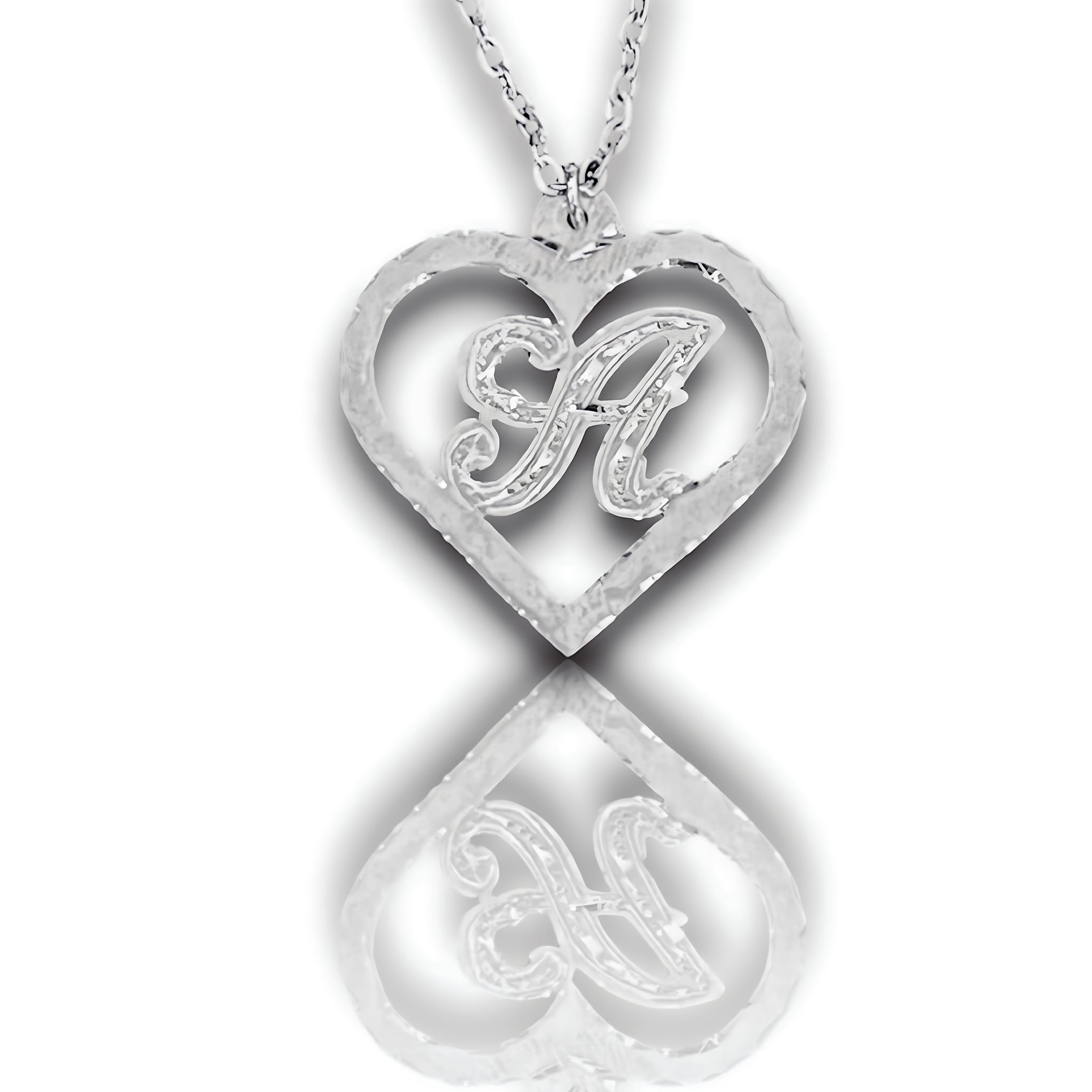 Heart Initial Necklace