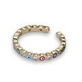 Multi Color Evil Eye Ring