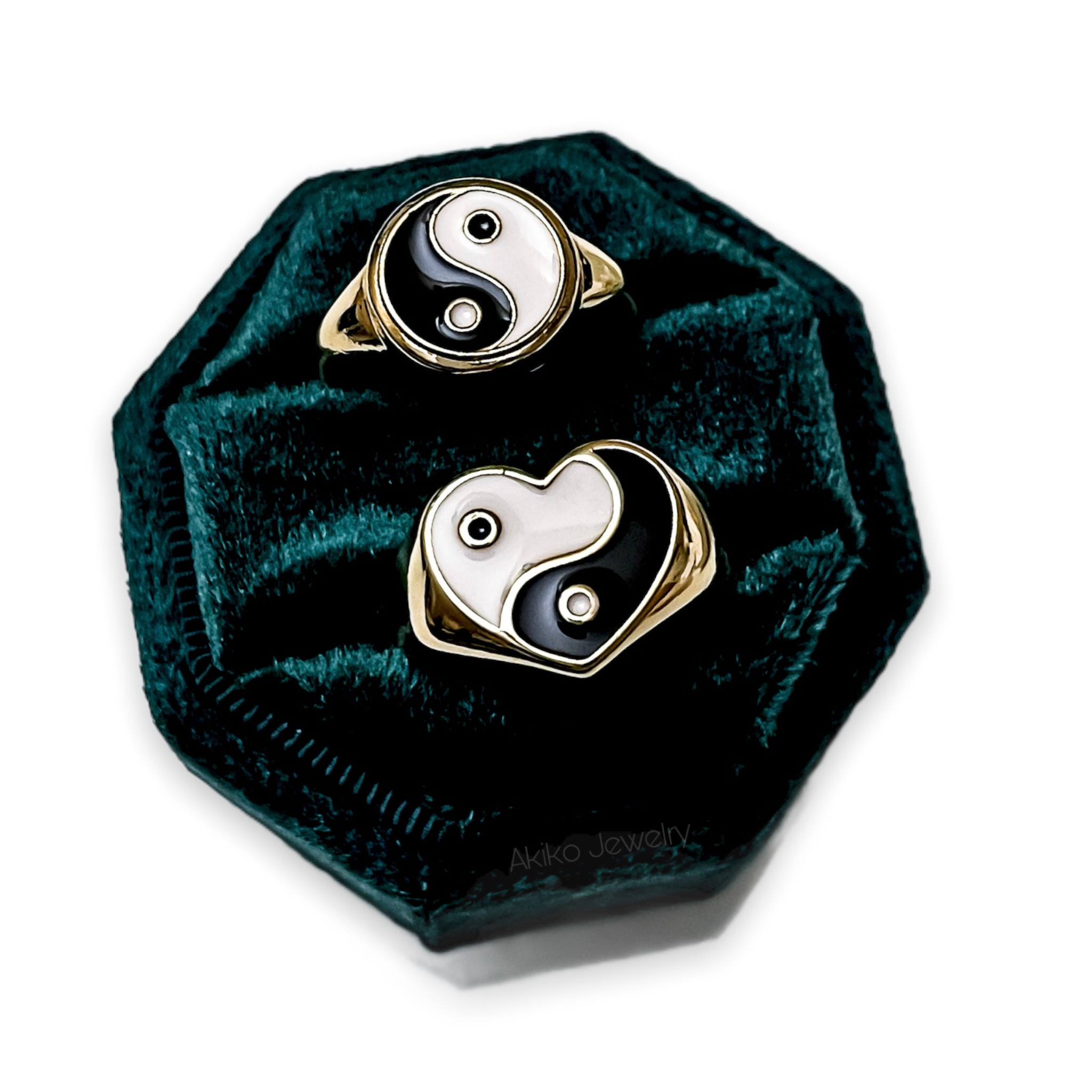 Heart Yin Yang Ring