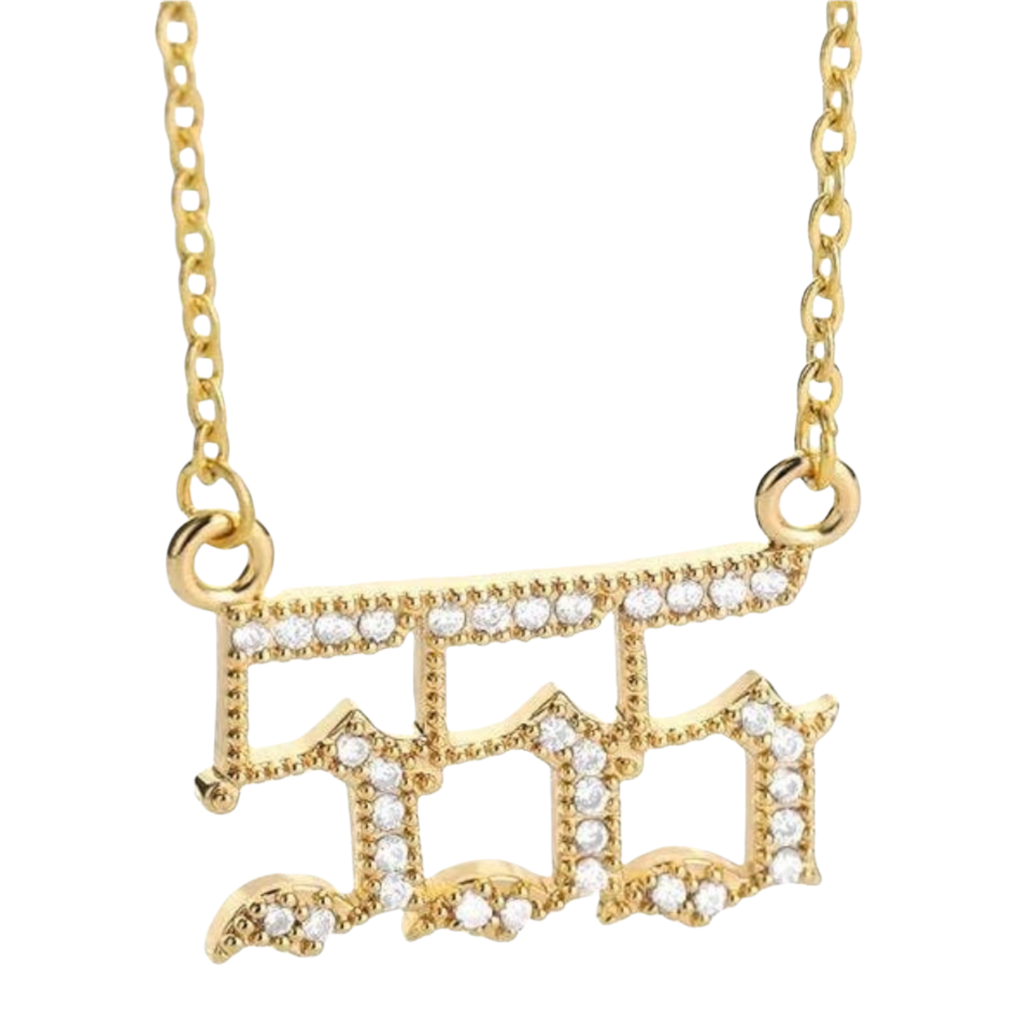 Crystal "555" Necklace