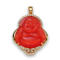 Red Buddha Necklace