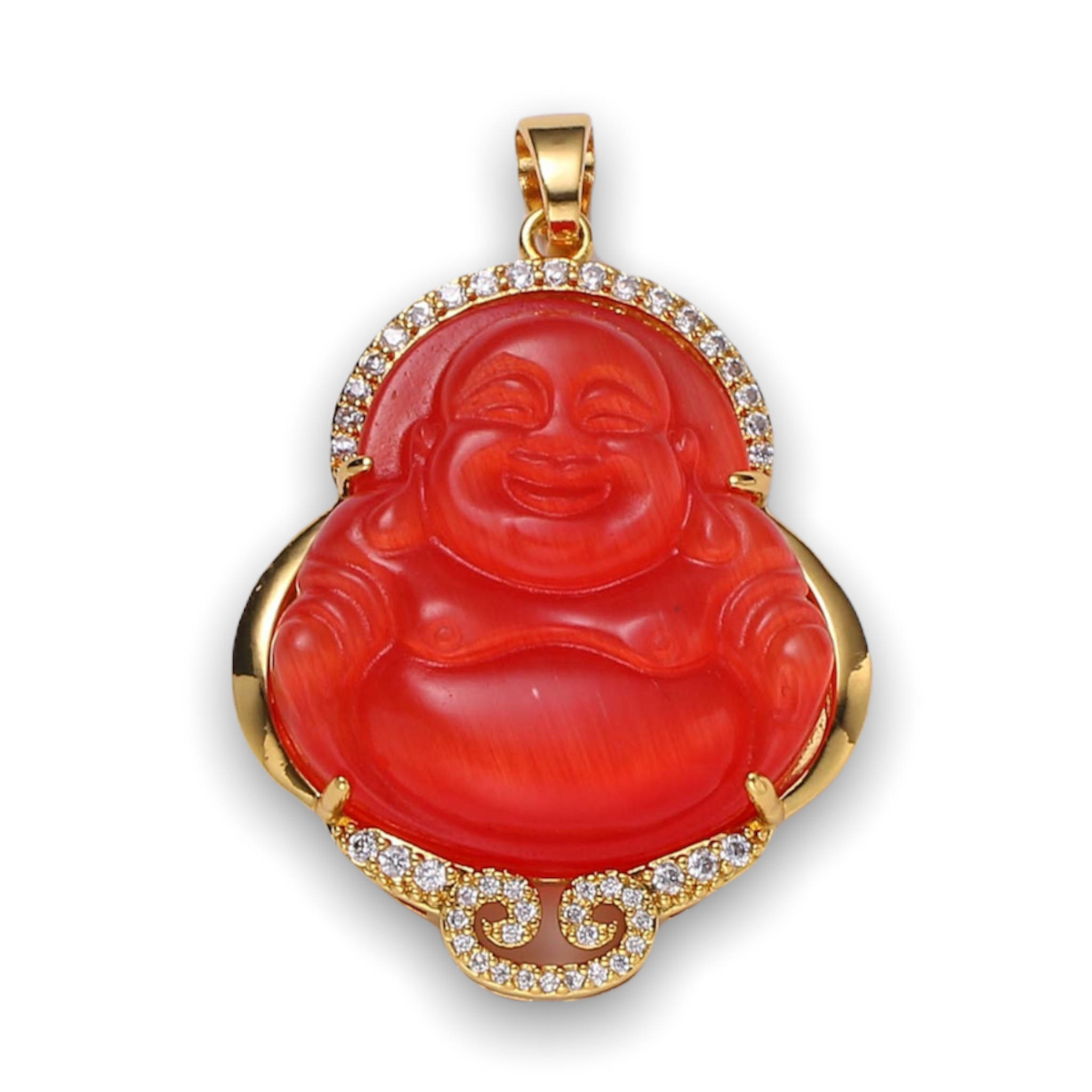 Red Buddha Necklace