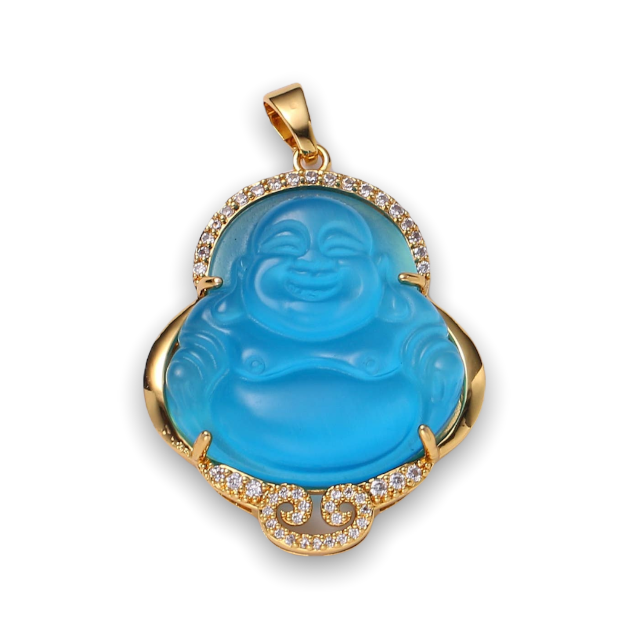 Blue Buddha Necklace