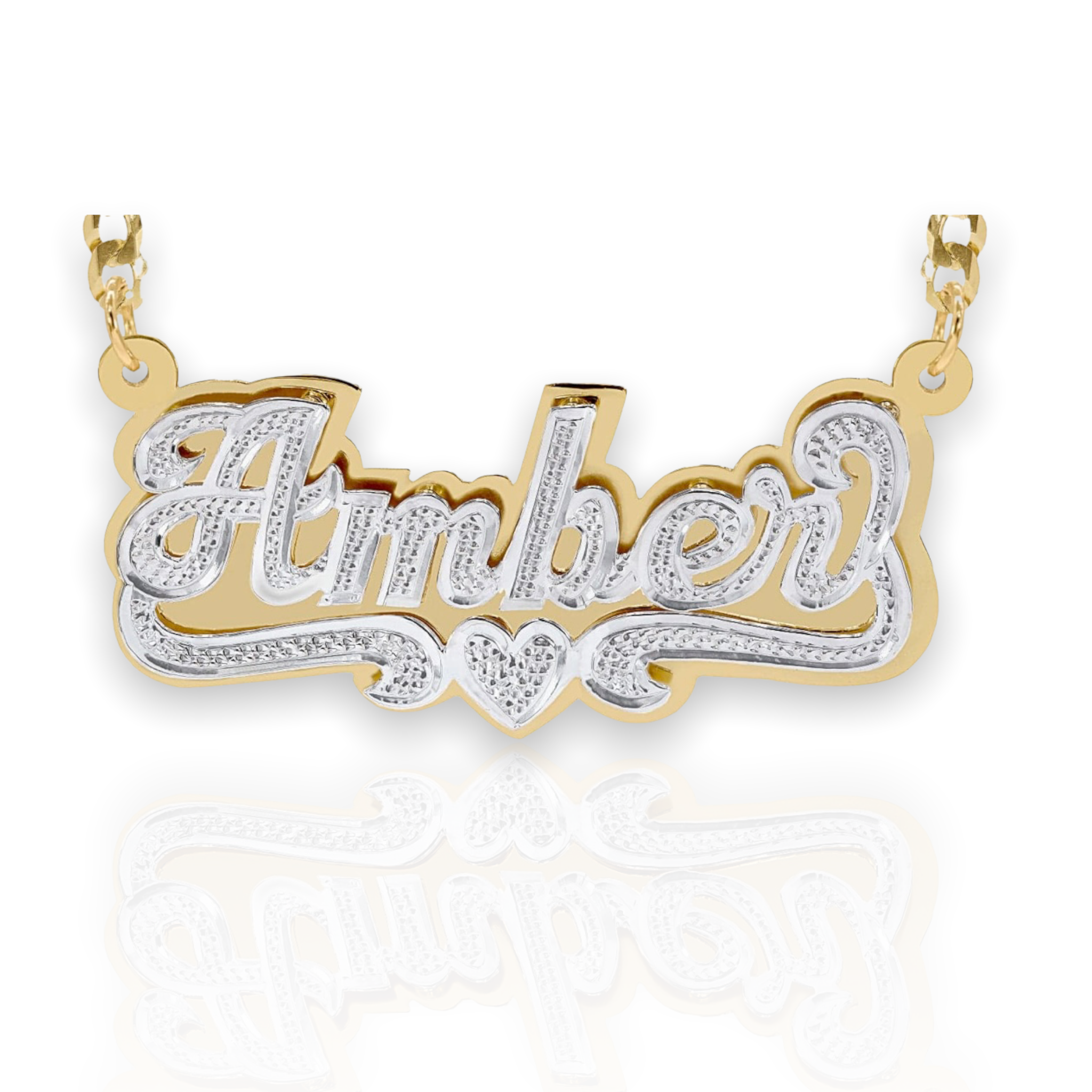 Silhouette Name Necklace