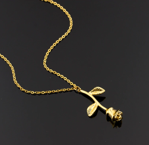 One Rose Necklace