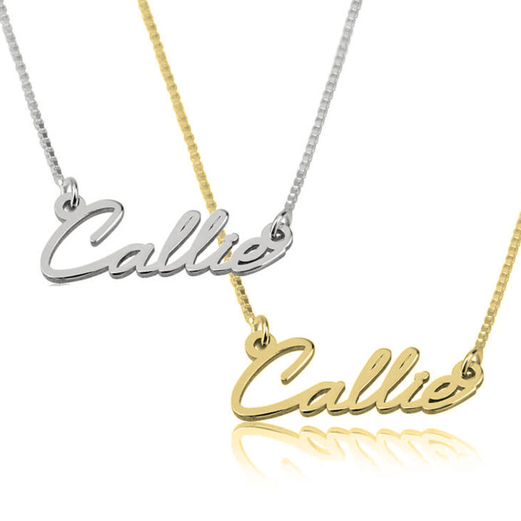 Small Cursive Necklace