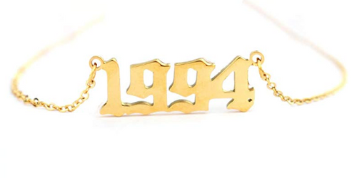 Birth Year Necklace
